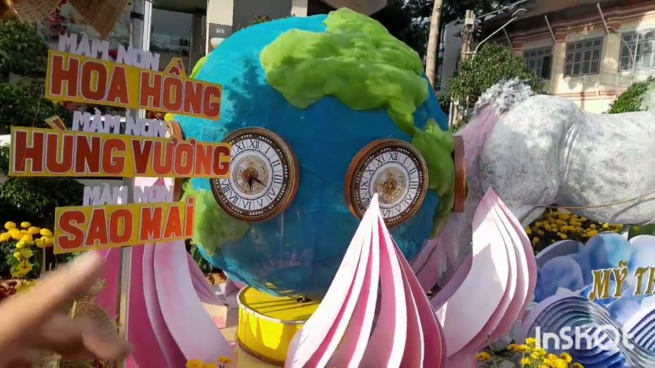 Thăm quan đường hoa Mỹ Tho - Vườn Hoa Lạc Hồng ( Mỹ Tho cũ thủ phủ Đồng Tháp)