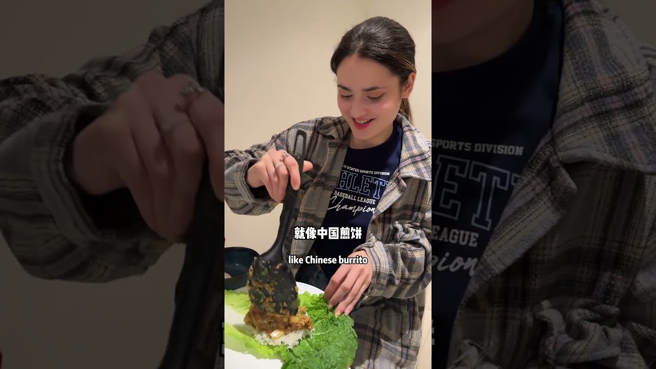 爱尔兰女友不吃肉还馋中餐，今天给她做东北饭包，最后直接光盘