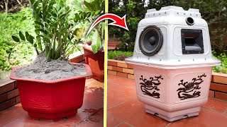 DIY Bluetooth Speaker from Tree Pots by X-Creation 56,562 views 3 years ago 10 minutes, 7 seconds