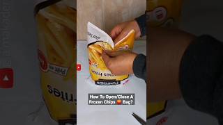 Famous How To Open & Close A Frozen Chips 🍟 Bag 🛍? #lifehacks Profile