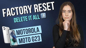 Motorola moto g23 - How to reset to factory settings • 📱 • 🅧 • ⏬ • | Tutorial