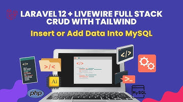 #8 Insert or Add Data into MySQL using livewire | Laravel 12 CRUD App using Livewire