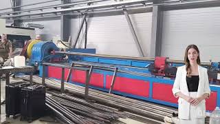 Powerful Tapering! Our 6-Meter Heavy-Duty Pipe Swaging Machine is Crushing it!
