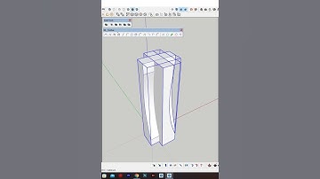 Create Chairs Leg in SketchUp #Tips 1 #shorts