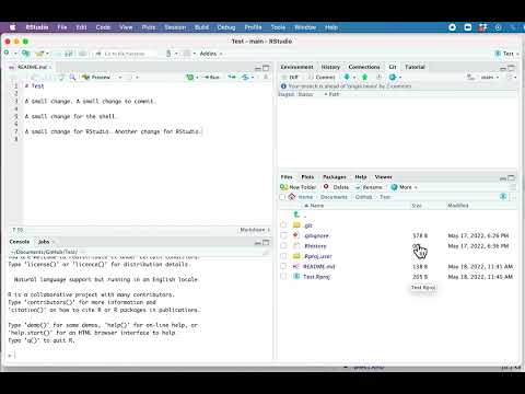 Skill 4: Push commits to GitHub: RStudio