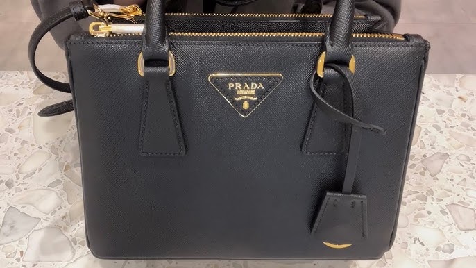 PRADA Monochrome small Saffiano bag 1BA155 2ERX F0002 