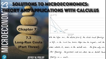 Solutions to 7.3 Long-Run Costs (Part Three) | Chapter 7 | Microeconomics: Theory and Applications
