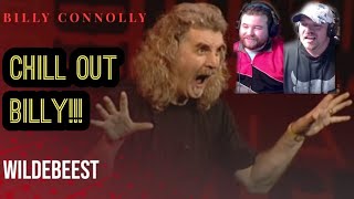 CALM DOWN BILLY!!! Americans React To &quot;Billy Connolly - Wildebeest - Two Night Stand &#39;97&quot;