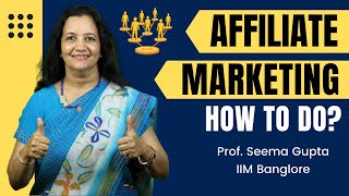 How to do Affiliate Marketing in India [Video] -