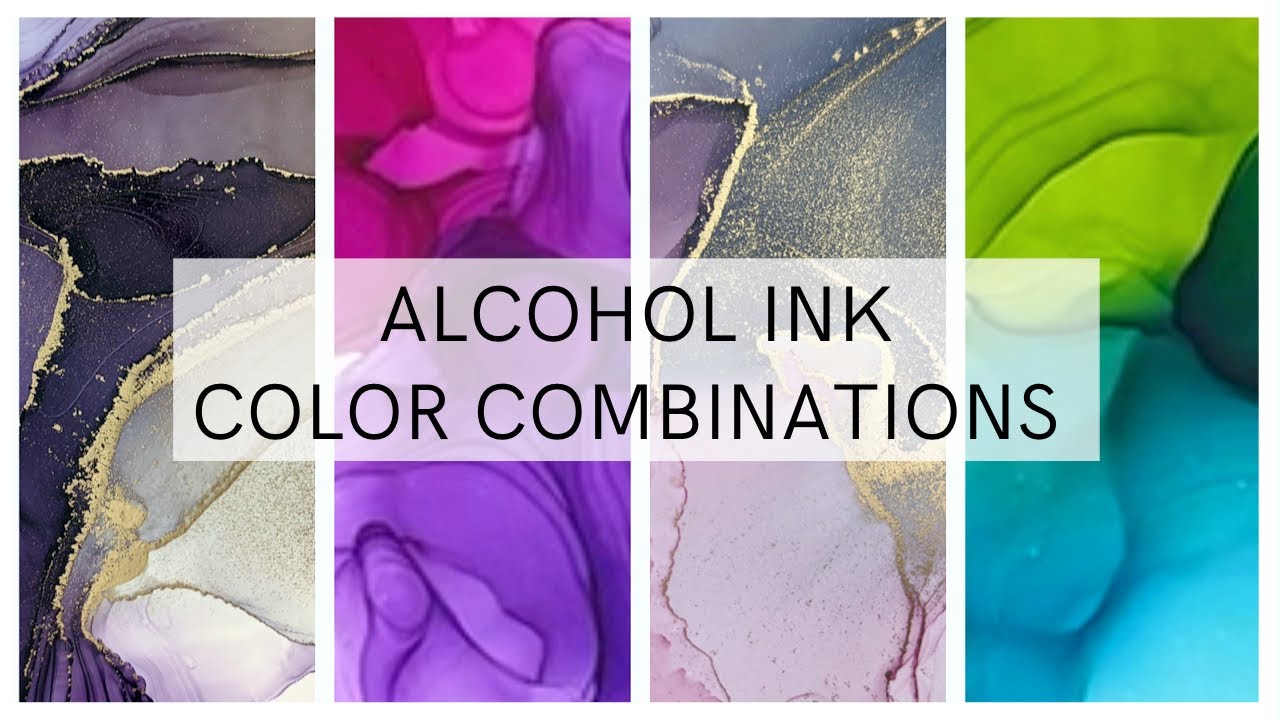 The Best Alcohol Ink Color Combinations! 🤩 