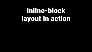 Creating a simple grid layout with inline-block