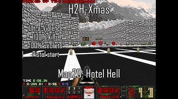 Doom II: H2H-Xmas - Map20: Hotel Hell (Ultra-Violence 100%)