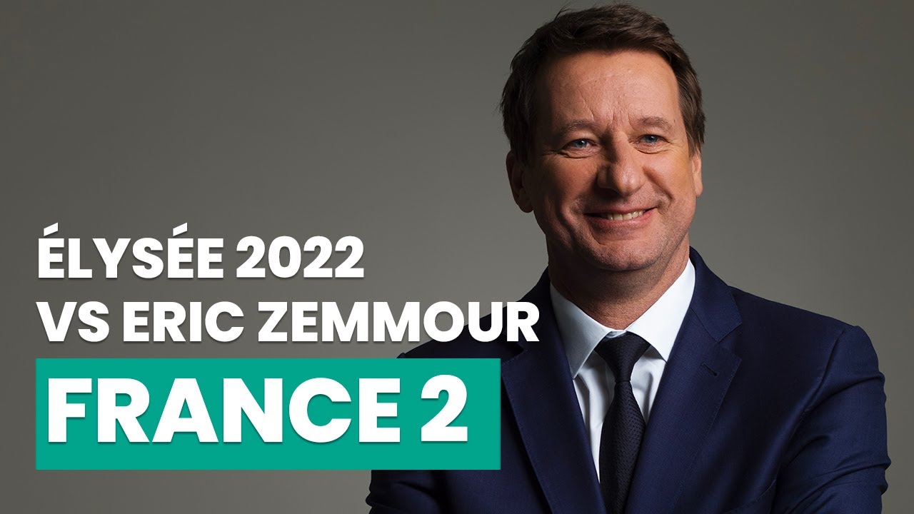 Yannick Jadot face à Eric Zemmour, dans Élysée 2022, sur France 2