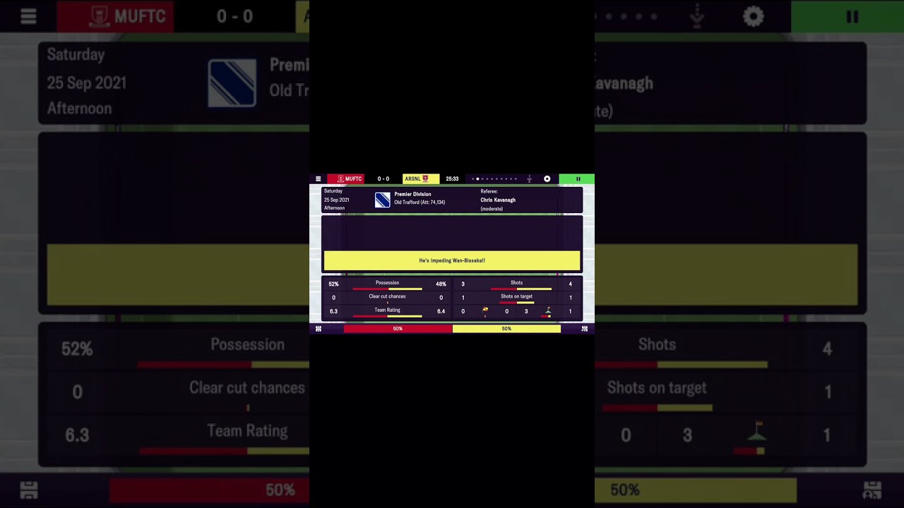 Football Manager 2022 Mobile  Match Engine Gameplay 