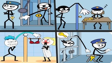 THIEF PUZZLE vs THIEF STICK PUZZLE vs LONG HAND PUZZLE vs STICK ROBBER - Quadruple gameplay ios