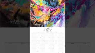 Angela Fehr Watercolour Calendar 2024