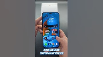 Honor 200 Lite 5G Turn off Colour Inversion