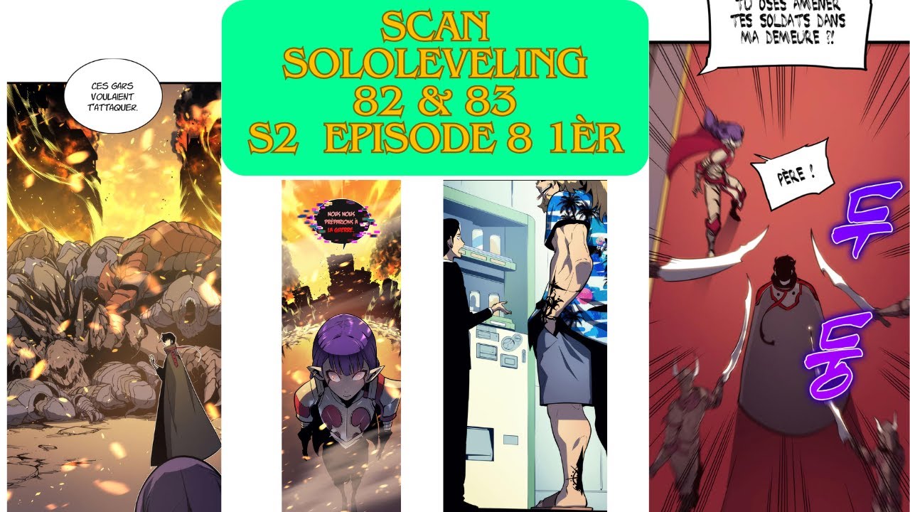 Sololeveling en Scan 82 et 83 Saison 2 Episode 8 VF 1ère partie - YouTube