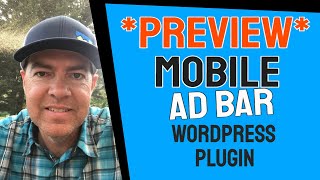 Mobile Ad Bar WordPress Plugin ✔️ | PREVIEW! ✔️