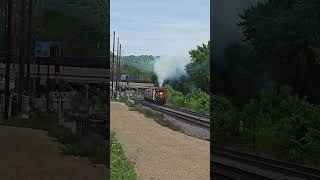 BNSF 2318 putting on an exhaust show! Going backwards SUPER COOL! 5/22/26~La Crosse, Wi.