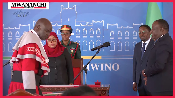#LIVE:  RAIS SAMIA AKIMUAPISHA JAJI MKUU WA MAHAKAMA YA TANZANIA