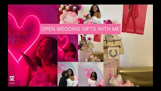 OPEN MY WEDDING GIFTS WITH ME! | WEDDING REGISTRY IDEAS