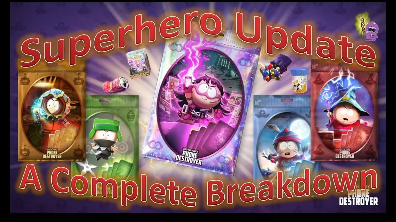 THE SUPERHERO UPDATE HAS ARRIVED! 10 CARDS REVEALED STORY MODE AND PVP FIGHTS | SP PHONE DESTROYER
