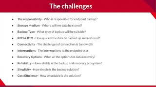 Vembu BDR Suite Webinar: Best Practices to Overcome the Challenges in Endpoint Backups