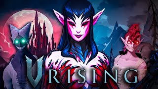 V Rising прохождение на стриме #2 Игра про Вампиров, Valheim + Diablo | #VRising