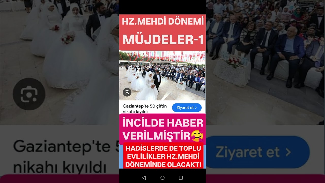 Hz.Mehdi Döneminde Evlilik Müjdeler-1