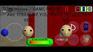 Baldi's evil Plan Update part 2 Android 