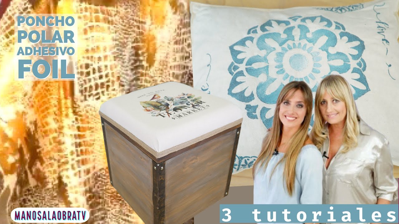 Manos a la Obra 2024 Programa 23 Customizacion Textil - Pintar Madera - Foil - Transfer sobre tela