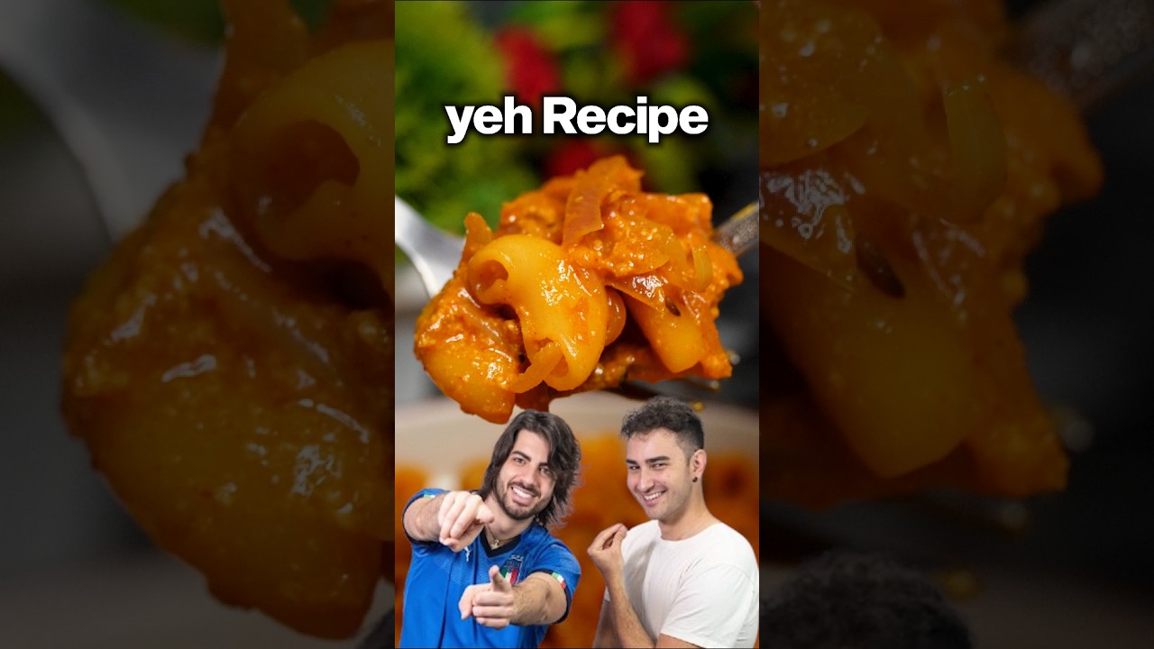 Desi Red Sauce Pasta Recipe 