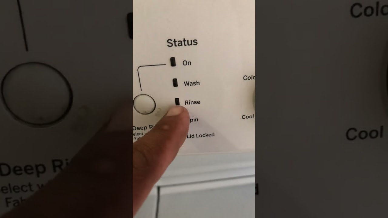Resetear  lavadora General Electric Tipo torre 