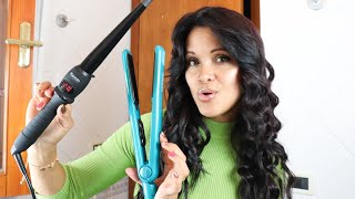 RIZOS CON RIZADORA vs RIZOS CON PLANCHA (Karmin G3 Salon Pro Reseña) -  YouTube