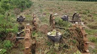 Roçando pasto com 3 roçadeiras Avaré SP 2 Valtra BH 160...