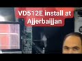 VD512E LASER MACHINE INSTALL IN AJJERBEJJAN
