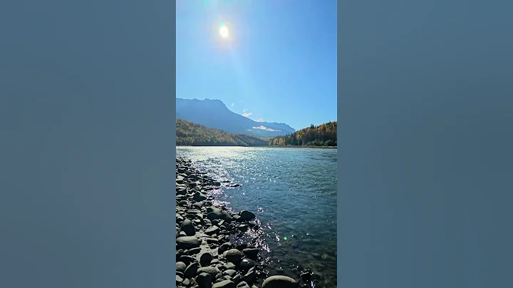 Skeena River shore Hazelton BC scenic Northern Canada #explore #travel #wild #beautiful thumbnail