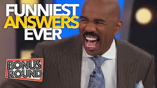 FUNNIEST STEVE Harvey Family Feud Answers \& Moments EVER