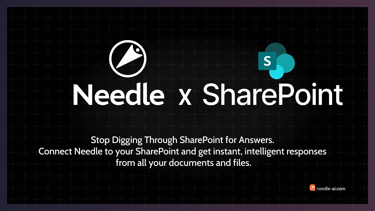 Needle AI SharePoint Integration Demo - AI Search Across Your Enterprise Documents