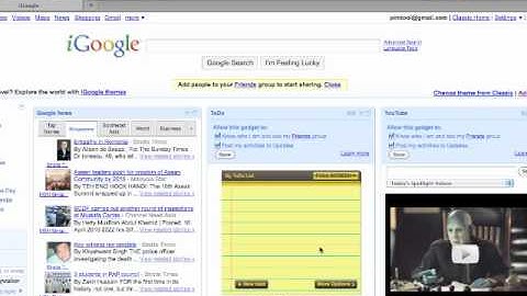 The iGoogle Online Tutorial Part 2