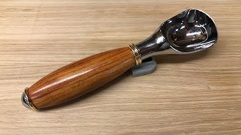 Wood Turning: How To Make An Ice Cream Scoop