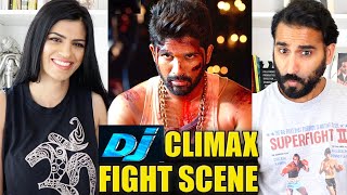 DJ CLIMAX FIGHT SCENE REACTION!!! | Allu Arjun | SIR Peru Cheppandayya