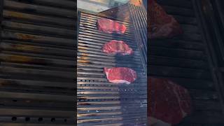 Steak on the grill! #shorts #trending #viralvideo #youtubeshorts #youtube #fyp #food #cooking #grill