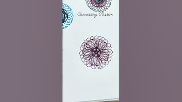 Create some amazing Spirograph like this #spirograph #shorts #lineart #art #2025
