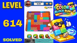 Color Block Run – Level 614 | Walkthrough