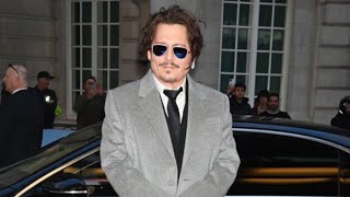 Johnny Depp interview Jeanne Du Barry London premiere Resimi