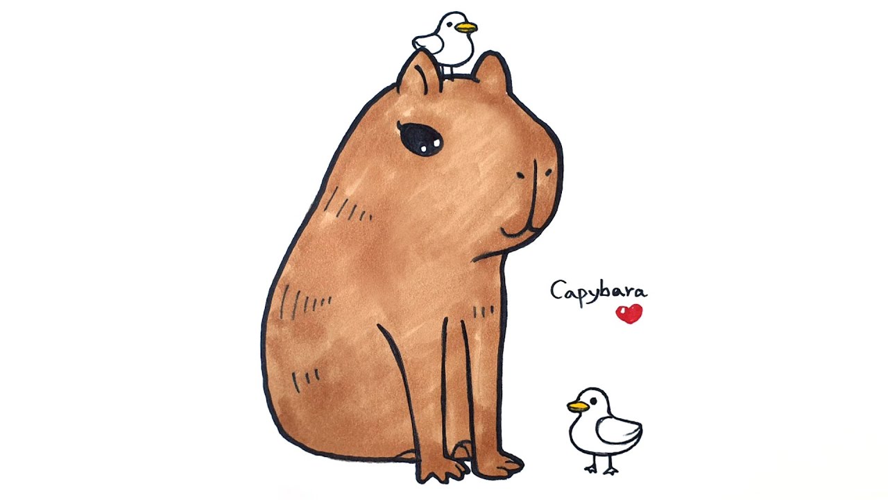 Capybara  Animal illustration art, Capybara, Animal illustration