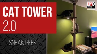 Cat Tower 2.0 Sneak Peek #diy #shorts by DIY Xplorer 629 views 1 year ago 36 seconds