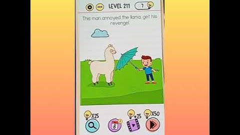 #Tricky #puzzle #Braintest #level211 "Man annoyed the lama get the revenge"